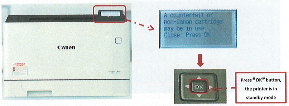 Tlačiareň Canon biela