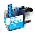 Atramentový cartridge Brother 421XC (LC421XLC) cyan (modrý), kompatibilný