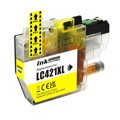 Atramentový cartridge Brother 421XY (LC421XLY) yellow (žltý), kompatibilný