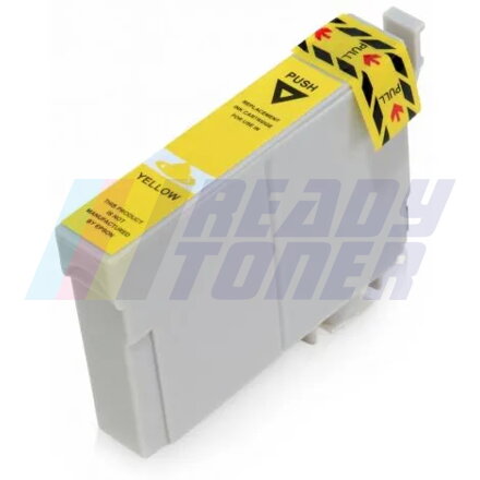 Atramentový cartridge Epson 554 (C13T05544010 / T0554) yellow (žltý), kompatibilný