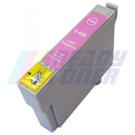 Atramentový cartridge Epson 806 (C13T08064010 / T0806) light magenta (purpurový), kompatibilný
