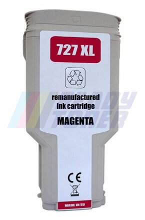 Atramentový cartridge HP 727 (F9J77A) magenta (purpurový), kompatibilný