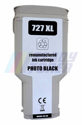Atramentový cartridge HP 727 (F9J79A) photo black (foto čierny), kompatibilný
