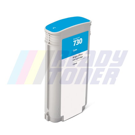 Atramentový cartridge HP 730 (P2V62A) cyan (modrý), kompatibilný