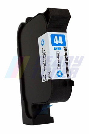 Atramentový cartridge HP 44 (51644CE) cyan (modrý), kompatibilný