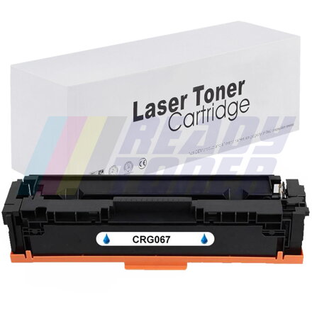 Laserový toner Canon CRG067 bez čipu, cyan (modrý), kompatibilný