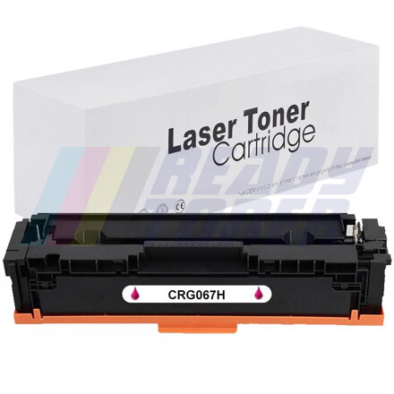 Laserový toner Canon CRG067H bez čipu, magenta (purpurový), kompatibilný