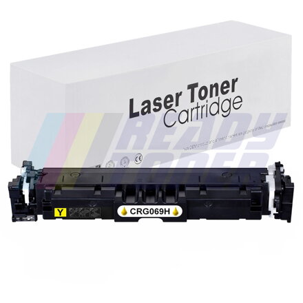 Laserový toner Canon CRG069H s čipom, yellow (žltý), kompatibilný