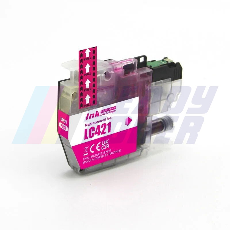 Atramentový cartridge Brother 421M (LC421M) magenta (purpurový), kompatibilný