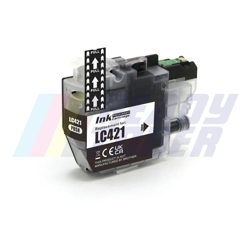 Atramentový cartridge Brother 421B (LC421BK) black (čierny), kompatibilný