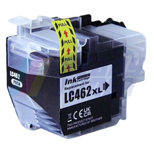 Atramentový cartridge Brother LC462XLBK, black (čierny), kompatibilný