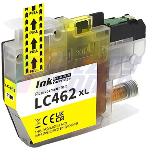 Atramentový cartridge Brother LC462XLY, yellow (žltý), kompatibilný