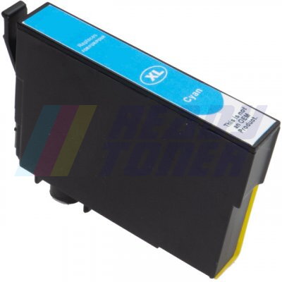 Atramentový cartridge Epson 407XC (T07U2 / 407XL) cyan (modrý), kompatibilný