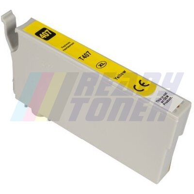 Atramentový cartridge Epson 407XY (T07U4 / 407XL) yellow (žltý), kompatibilný