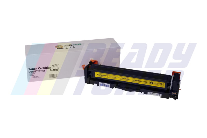 Laserový toner HP 219X (W2192X) bez čipu, yellow (žltý), kompatibilný Laserový toner HP 219X (W2192X) bez čipu, yellow (žltý), kompatibilný