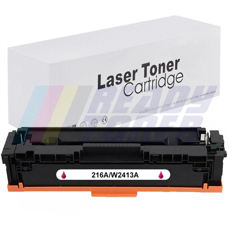 Laserový toner HP W2413A, 216A, bez čipu, magenta (purpurový), kompatibilný