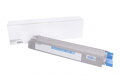 Laserový toner OKi 44844615, cyan (modrý), kompatibilný