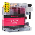Atramentový cartridge Brother 123XM (LC123M) magenta (purpurový), kompatibilný