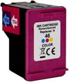 Atramentový cartridge HP 46 (CZ638AE) multicolor (farebný), kompatibilný