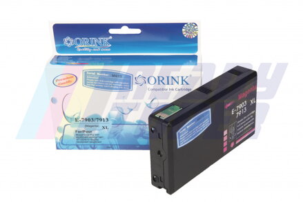 Atramentový cartridge Epson C13T79034010 / C13T79134010, 79XL, magenta (purpurový), kompatibilný