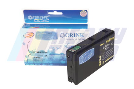 Atramentový cartridge Epson C13T79044010 / C13T79144010, 79XL, yellow (žltý), kompatibilný