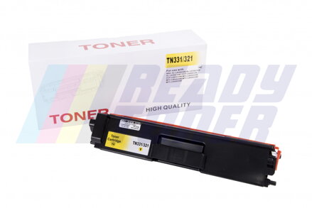 Laserový toner Brother TN331Y, TN321Y, yellow (žltý), kompatibilný