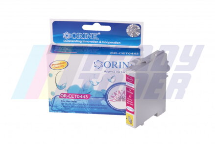 Atramentový cartridge Epson C13T04434010, magenta (purpurový), kompatibilný