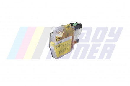 Atramentový cartridge Brother LC3217Y, yellow (žltý), kompatibilný