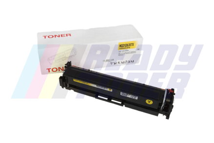 Laserový toner HP W2212X, 207X, yellow (žltý), kompatibilný