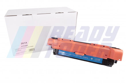 Laserový toner HP CE261A, cyan (modrý), kompatibilný