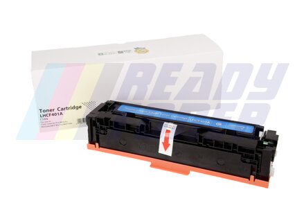 Laserový toner HP CF401A, cyan (modrý), kompatibilný