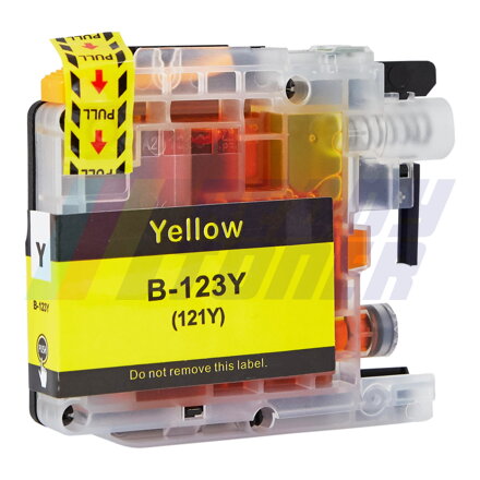 Atramentový cartridge Brother 123XY (LC123Y) yellow (žltý), kompatibilný