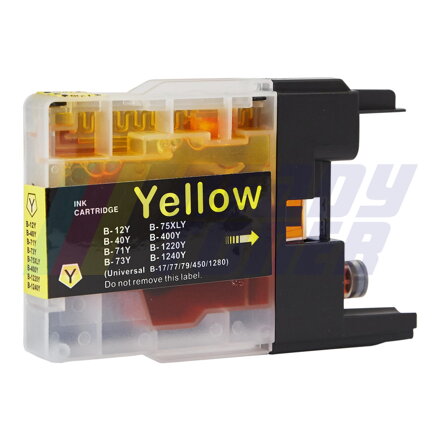 Atramentový cartridge Brother 1240XY (LC1240Y) yellow (žltý), kompatibilný