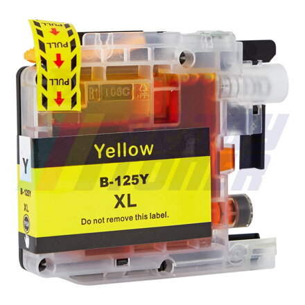 Atramentový cartridge Brother 125XY (LC125XLY) yellow (žltý), kompatibilný