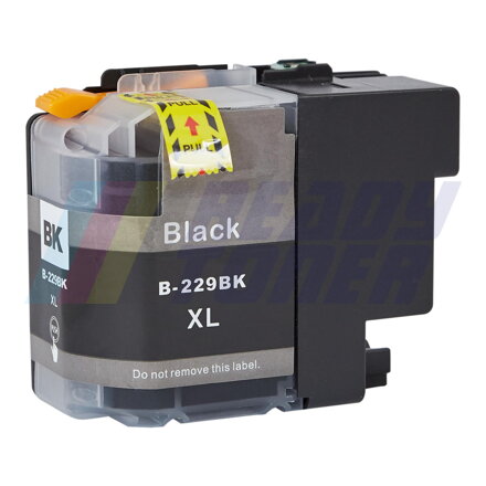 Atramentový cartridge Brother 229XB (LC229XLBK) black (čierny), kompatibilný