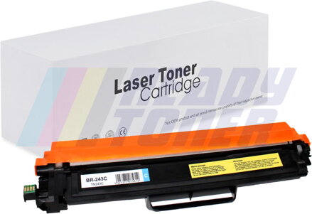 Laserový toner Brother TN243C, cyan (modrý), kompatibilný