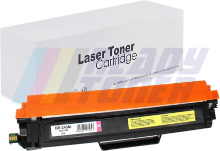 Laserový toner Brother TN243M, magenta (purpurový), kompatibilný