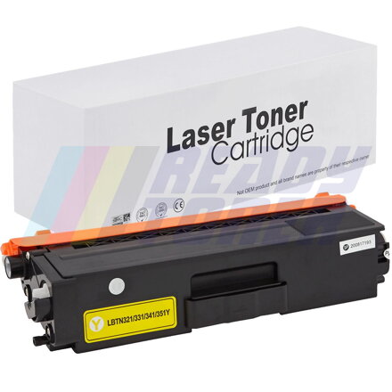 Laserový toner Brother TN321Y, TN331Y, yellow (žltý), kompatibilný
