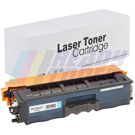 Laserový toner Brother TN326C, TN329C, TN336C, TN346C, TN376C, cyan (modrý), kompatibilný