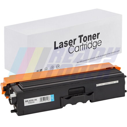 Laserový toner Brother TN423C, TN413C, TN433C, TN443C, TN493C, cyan (modrý), kompatibilný