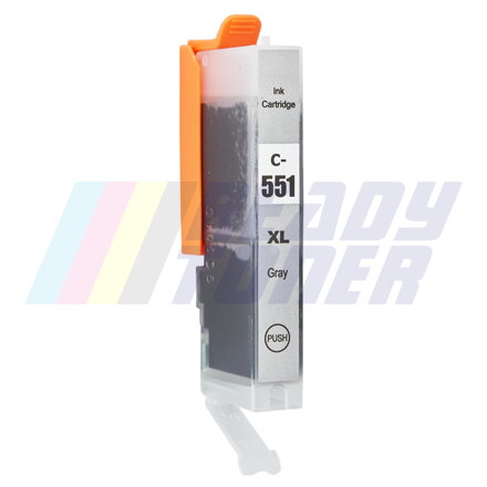 Atramentový cartridge Canon CLI551GY (6512B001) grey, (sivý), kompatibilný