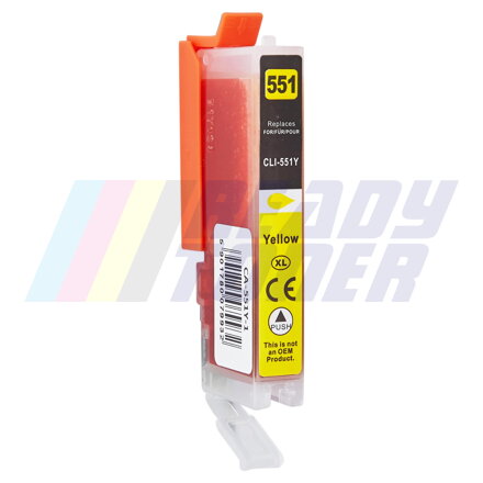 Atramentový cartridge Canon CLI551Y (6511B001) yellow (žltý), kompatibilný