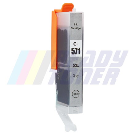 Atramentový cartridge Canon CLI571G / CLI571GYXL (0335C001) grey (sivý), kompatibilný