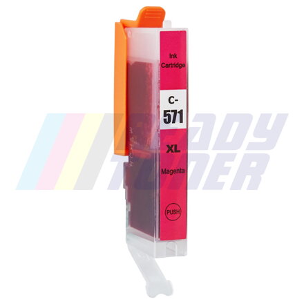 Atramentový cartridge Canon CLI571M / CLI571MXL (0333C001) magenta (purpurový), kompatibilný