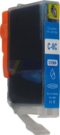 Atramentový cartridge Canon CLI8C (0621B) cyan (modrý), kompatibilný