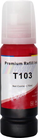 Náhradná atramentová náplň Epson 103 (C13T00S34A) magenta (purpurová), kompatibilná