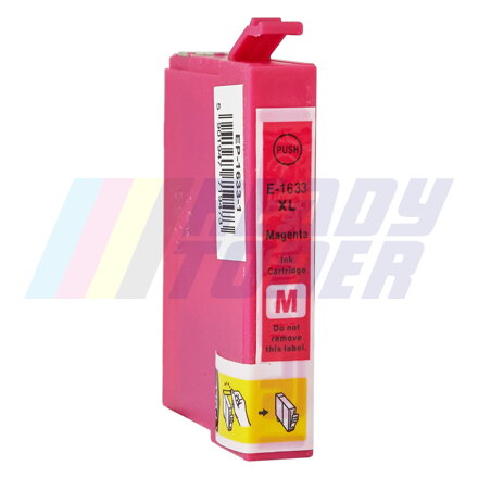 Atramentový cartridge Epson 1633 (C13T16334010 / T1633) magenta (purpurový), kompatibilný