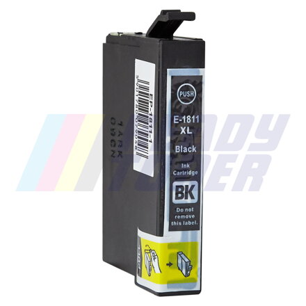 Atramentový cartridge Epson 1811 (C13T18014010 / T1801 / T1811) black (čierny), kompatibilný