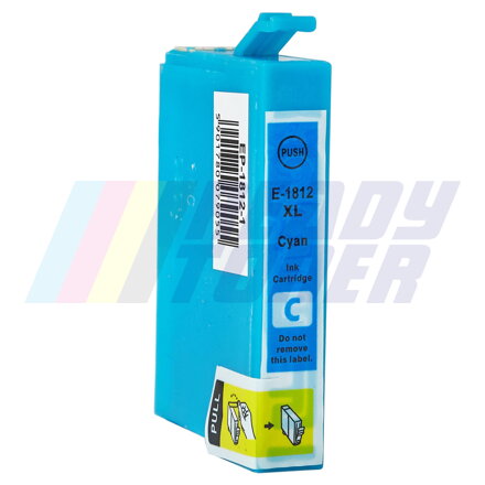 Atramentový cartridge Epson 1812 (C13T18024010 / T1802 / T1812) cyan (modrý), kompatibilný