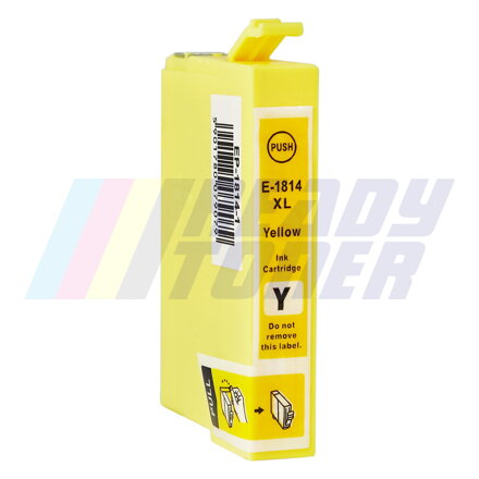 Atramentový cartridge Epson 1814 (C13T18044010 / T1804 / T1814) yellow (žltý), kompatibilný